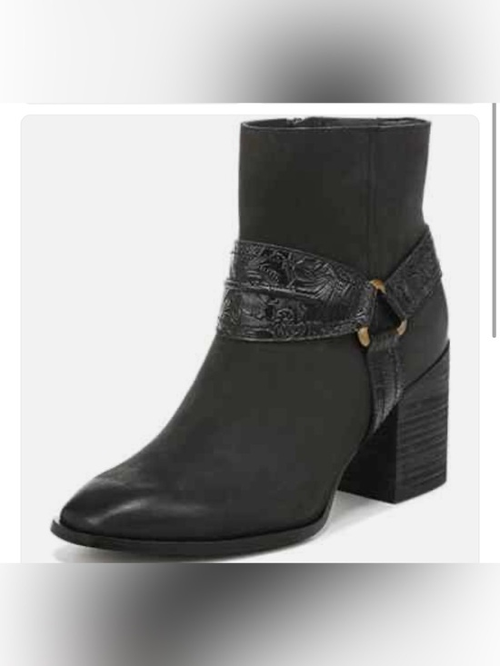 Vionic Shoes - Vionic Carnelia Water Repellent Ankle Boots 7.5 black nubuck leather
